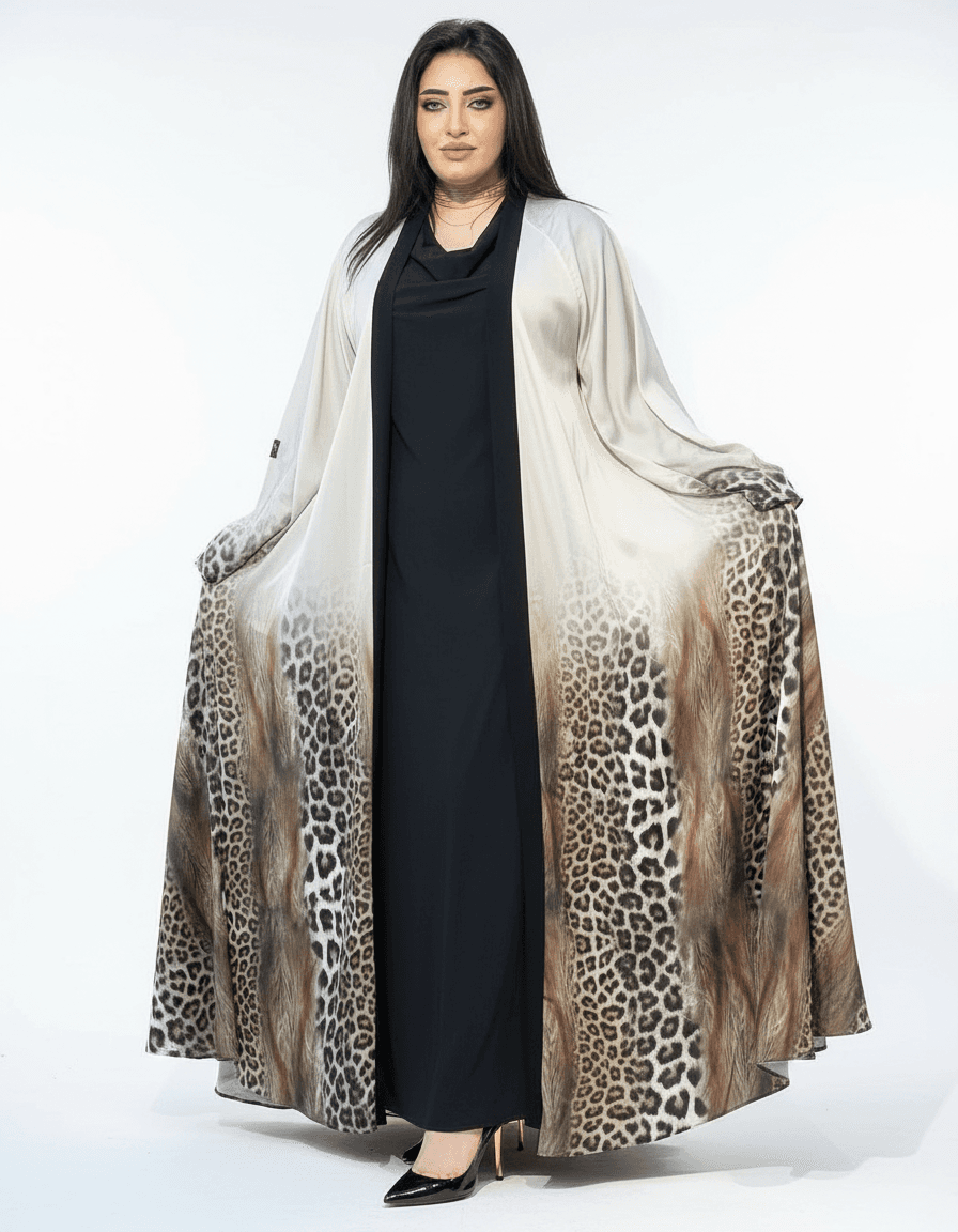 Bej Elegance Abaya