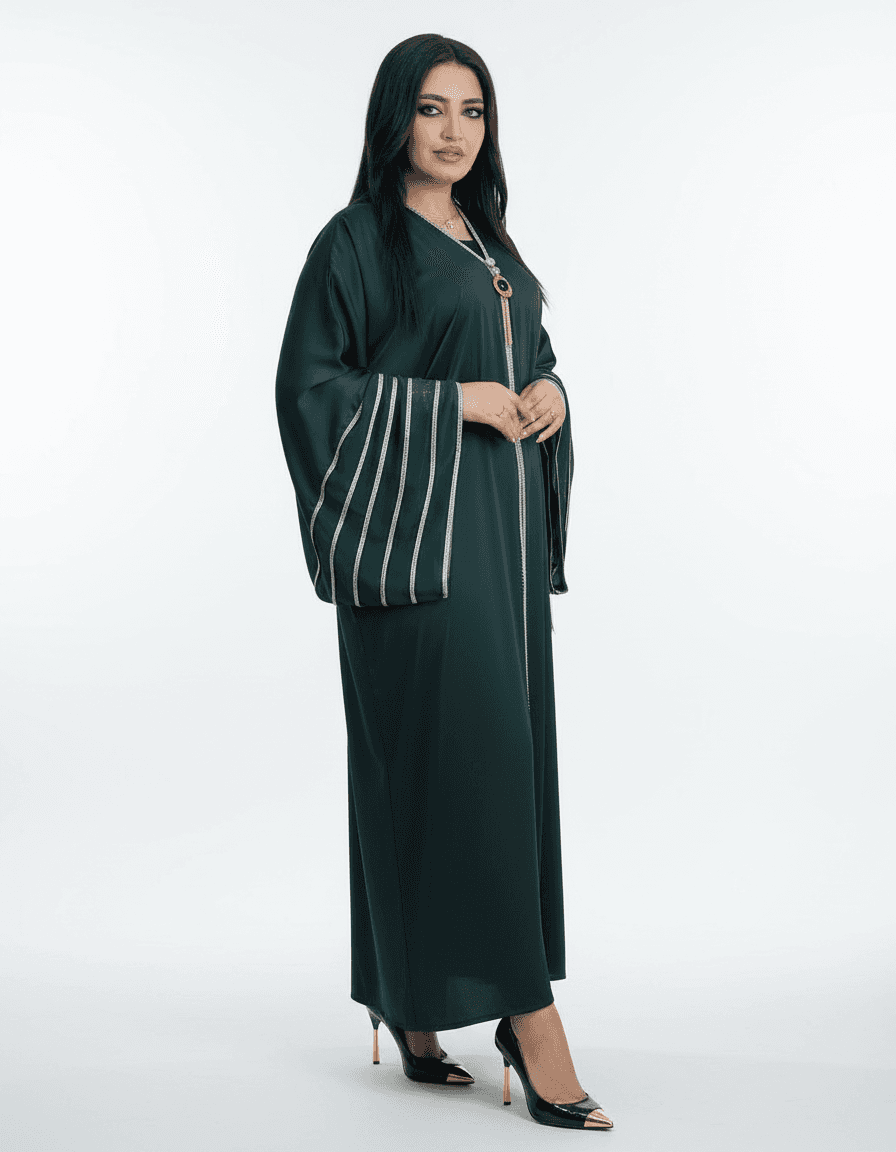 Emerald Flow Abaya